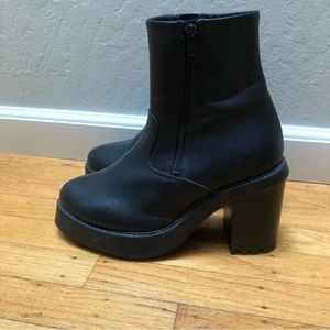 Lug Platform Heels